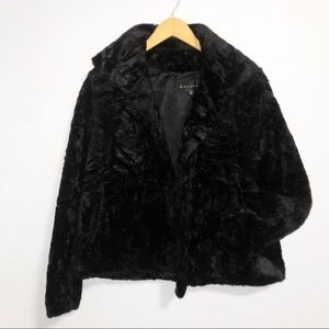 Oversized Black ‘Teddy Bear’ Jacket - M